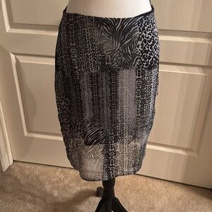 Animal Print Skirt - Size Medium